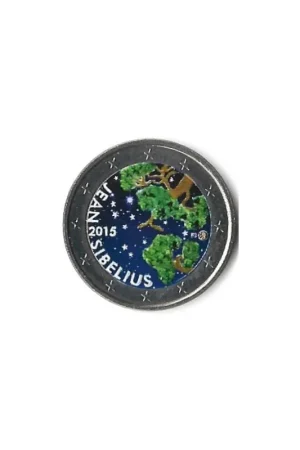 Promocja 2 Euro Finland 2015 Sibelius Unc Gekleurd