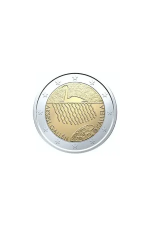 Ekspresowa dostawa 2 Euro Finland 2015 Geboortedagschilder Akseli Gallen-Kallela.Unc