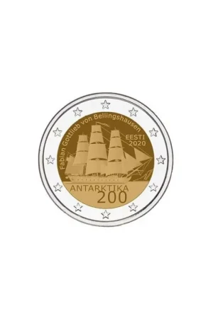 Ostatnia szansa 2 Euro Estland 2020 Éxpeditie Antartica' Unc