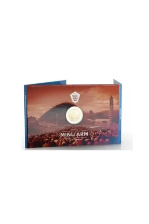 Autentyczny 2 euro Estland 2019 Songfestival Bu in blister
