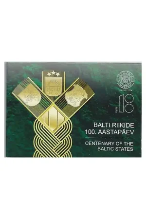 2 Euro Estland 2018 Baltische Staten in coincard Popularny