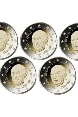 2 Euro Duitsland 2026 ADFG & J 'Konrad Adenauer' Unc Zamów teraz