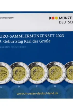 Zamów teraz 2 Euro Duitsland 2023 ADFG & J 'Karel de Grote' Proof