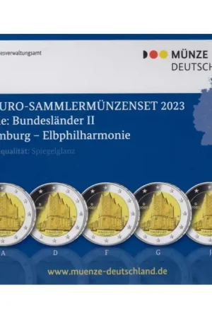2 Euro Duitsland 2023 ADFG & J 'Hamburg' Proof Kup teraz
