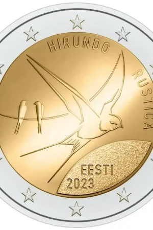 2 Euro Estland 2023 'Boerenzwaluw' Unc Najlepsza cena