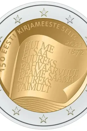 Wyprzedaż 2 Euro Estland 2022 'Literaire Sociëteit' Unc