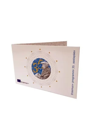 2 Euro Estland 2022 'Erasmus-Programma' in Blister Popularny