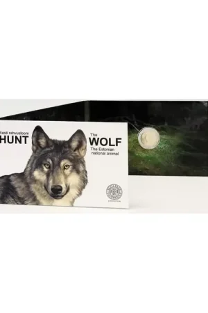 2 Euro Estland 2021 'de Wolf' Bu in blister Tylko dziś