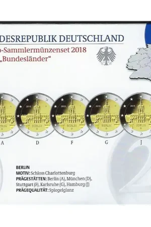 Najlepsza cena 2 Euro Duitsland 2018 ADFG & J Charlottenburg Proof