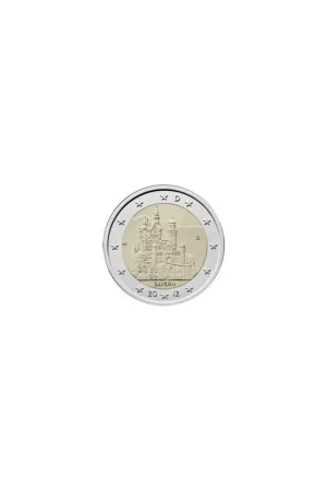 Nowość 2 euro Duitsland 2012 J Neuschwanstein Unc