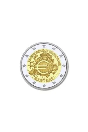 Zamów teraz 2 Euro Duitsland 2012 F 10 jaar Euro Unc
