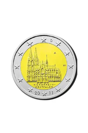 2 Euro Duitsland 2011 G Kölner Dom Unc Nowość
