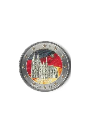 2 Euro Duitsland 2011Unc Nordhrein WestfalengekleurdG Bezpieczna płatność