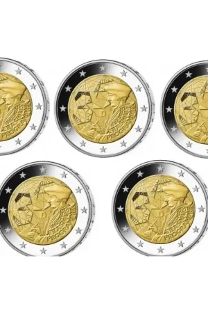 2 Euro Duitsland 2022 ADFG &J 'Erasmus-Programma' Unc Ostatnia szansa