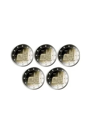 2 Euro Duitsland 2021 ADFG & J 'Sachsen Anhalt' Oferta