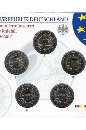 2 Euro Duitsland 2020 ADFG & J 'Warschau' BU Promocja