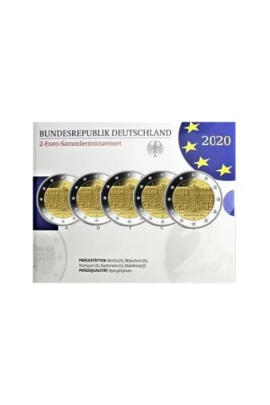 Nowość 2 Euro Duitsland 2020 ADFG & J 'Brandenburg' Proof