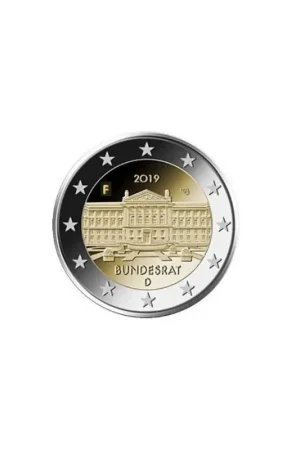 Niska cena 2 Euro Duitsland 2019 F Bundesrat Unc