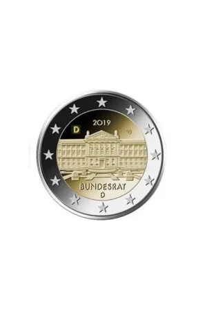 Tani 2 Euro Duitsland 2019 D Bundesrat Unc