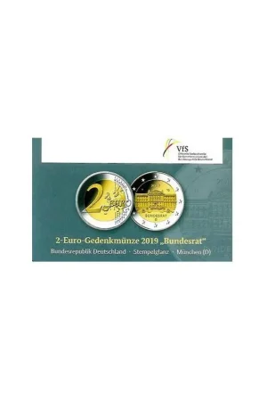 2 Euro Duitsland 2019 D Bundesrat in coincard Wyprzedaż