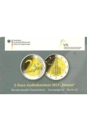 Ekspresowa dostawa 2 euro Duitsland 2015 A Hessen in Coincard