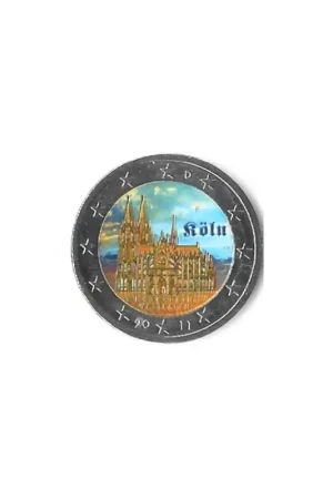 Oferta 2 Euro Duitsland 2011Unc Kölner Dom ADFG&J gekleurd