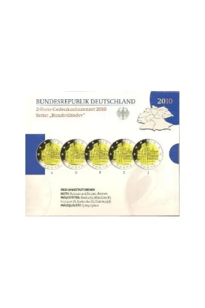 Promocja 2 Euro Duitsland 2010 ADFGJBremen Proof