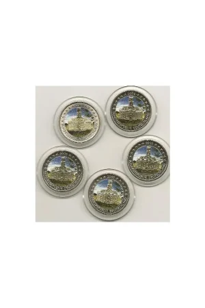 2 Euro Duitsland 2009 Unc Saarland gekleurd ADFGJ 88/92/3 Zwrot pieniędzy