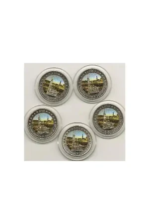 Oferta 2 Euro Duitsland 2008 Unc Hamburg gekleurd ADFGJ 57/61/2