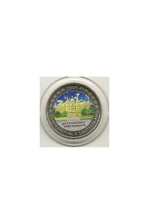 Oferta 2 Euro Duitsland 2007 Unc Mecklenburg gekleurd A