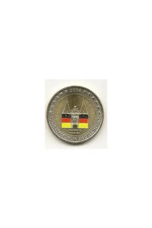 2 Euro Duitsland 2006 J Unc Holstein gekleurd (017/021 T-1) Oryginalny