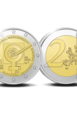 2 Euro België 2023 '75 jaar vrouwenkiesrecht' Unc Kup teraz