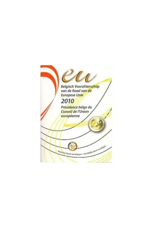 2 Euro België 2010Raad van Europese Unie FDC in Blister Rabat