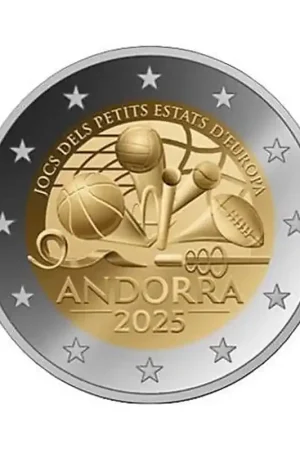 Oferta 2 Euro Andorra 2025 'Games of the Small States of Europe' unc