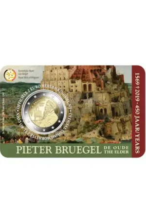 Tylko dziś 2 Euro België 2019 "450 jaarBruegel" Bu in coincard Nederlandstalig