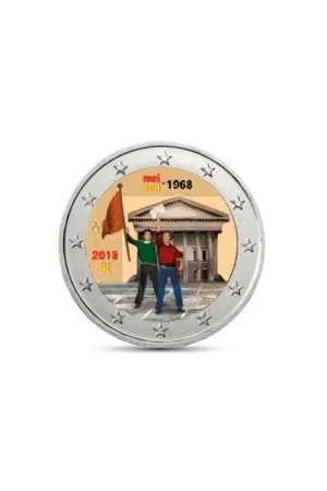 2 Euro België 2018 '50 jaar mei 1968' Gekleurd Oferta