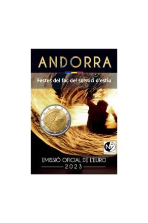 2 Euro Andorra 2023 'Festival Van De Zomerzonnewende' in blister Tani