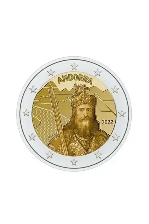 Ostatnia szansa 2 Euro Andorra 2022 'The legend of Charlemagne' Unc