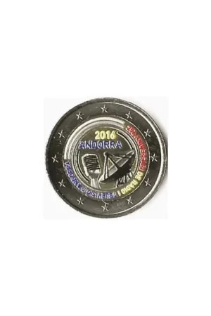 Promocja 2 Euro Andorra 2016 150 jaar hervorming van 1866 gekleurd