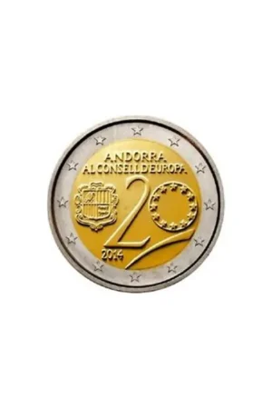 2 Euro Andorra 2014 Lidmaatschap Raad van Europa Tani