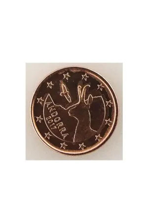 1 Cent Andorra 2017 Unc Bezpieczna płatność