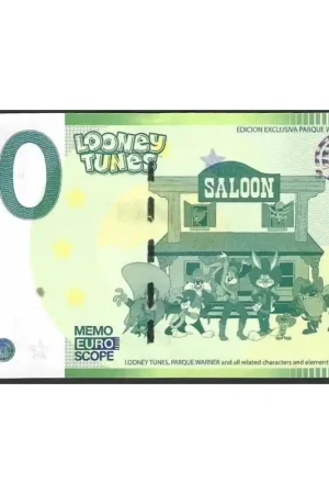 0 Euro biljet Spanje Looney Tunes-Saloon Kup teraz