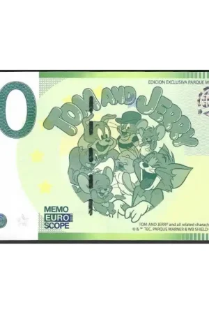 Tylko dziś 0 Euro biljet Spanje 'Tom and Jerry'