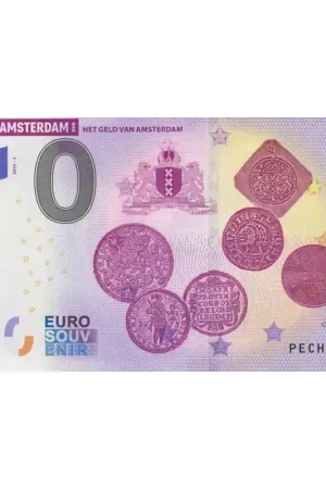 Wyprzedaż 0 Euro biljet Nederland 2025 '750 Jr. Amsterdam-Geld van Amsterdam' Unc