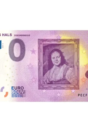 Tylko dziś 0 Euro biljet Nederland 2024- 'Frans Hals-Zigeunermeisje' Unc