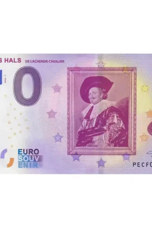0 Euro biljet Nederland 2024- 'Frans Hals-'de lachende cavalier' Unc Zwrot pieniędzy