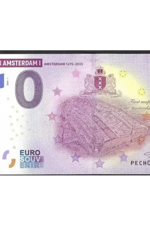 Szybka dostawa 0 Euro biljet Nederland 2024 '750 jaar Amsterdam' Unc