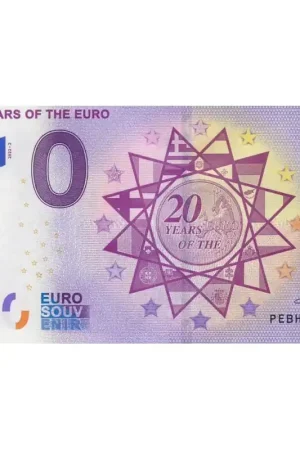 Najlepsza cena 0 Euro biljet Nederland 2022- '20 jaar Euro'