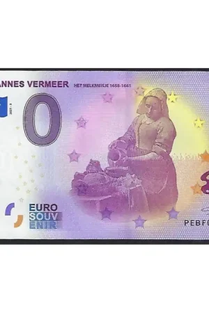 Ekspresowa dostawa 0 Euro biljet Nederland 2021- 'Johannes Vermeer, Melkmeisje'