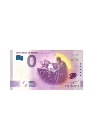 Tylko dziś 0 Euro biljet Nederland 2021- 'Johannes Vermeer, de Astronoom 1668'